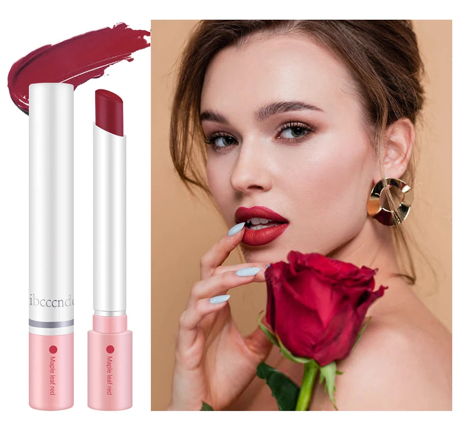 Colors Cigarette Lip Gloss Set Velvet Matte Waterproof Long-lasting Lip Non-Stick Cup Cigarette Lipstick Makeup For Women